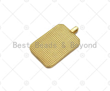 Load image into Gallery viewer, 18k Dainty Gold North Star On Rectangle Shape Pendant,Gold Medallion Charm,Necklace Bracelet Charm Pendant,16x26mm,Sku#LK289