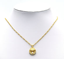 Load image into Gallery viewer, CZ Pearl on Shell Charm, Sku#LK642
