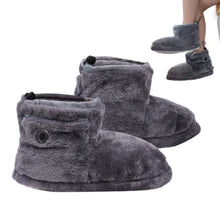 Load image into Gallery viewer, Electric Heated Warming Slippers &amp; Booties – USB Foot Warmer Shoes for Men &amp; Women