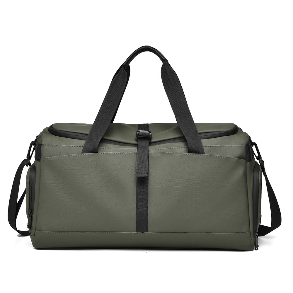 Men's Waterproof Gym & Travel Duffel Bag with Wet/Dry Separation - 20-35L Capacity
