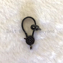 Load image into Gallery viewer, CZ Clear Micro Pave Lobster Clasp with Jumping Ring, SKU#H39