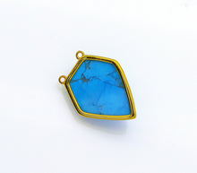 Load image into Gallery viewer, Gold Diamond Gemstone Pendant, Sku#LY03