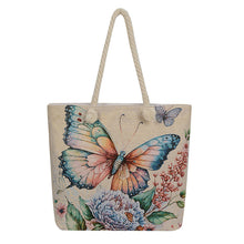 Load image into Gallery viewer, Double Sided Jacquard Embroidered Canvas Tote Bag
