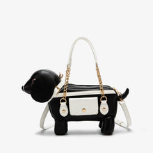 Load image into Gallery viewer, Teddy Dog Shaped Crossbody Bag - Cute Novelty PU Leather Shoulder Bag for Women