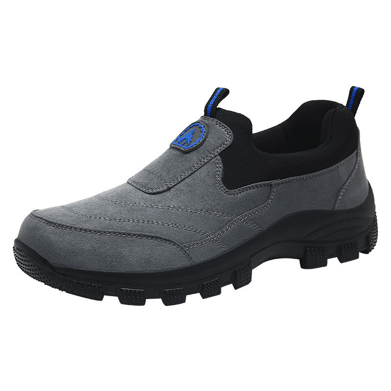 Men's Suede Casual Slip-On Shoes - Breathable Comfort Loafers