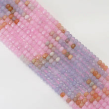 Load image into Gallery viewer, 4x6mm Genuine Morganite Faceted Rondelle Beads, Sku#U1657