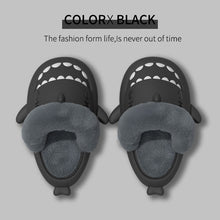 Load image into Gallery viewer, Shark Slippers Warm Fuzzy House Shoes | Detachable Fuzzy Winter Bedroom Slippers