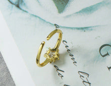 Load image into Gallery viewer, CZ Star Adjustable Ring, Sku#B149