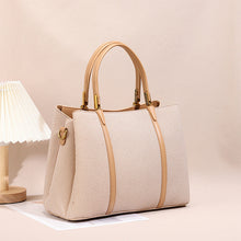 Load image into Gallery viewer, Sophisticated Women's Tote Bag - Premium PU Leather Commuter Handbag with Double Straps