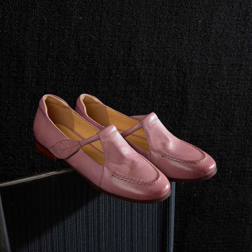 Full Grain Leather Mary Jane Flats