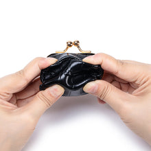 Load image into Gallery viewer, Japanese Leather Coin Wallet with Crocodile Pattern - Genuine Cowhide Wallet for Women