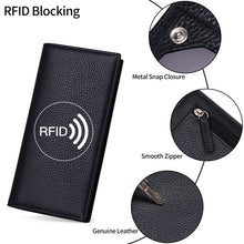 Load image into Gallery viewer, GOIACII Anti-Scanning Womens Long Wallet Ultra-Thin European And American Style Minimalist