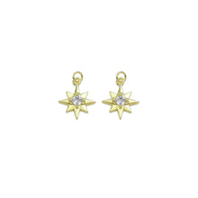 Load image into Gallery viewer, North Star with Diamond Center Charm, Sku#LK937