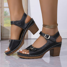 Load image into Gallery viewer, Women's Retro Platform Sandals - Thick Sole Casual Summer Shoes