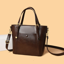 Load image into Gallery viewer, Minimalist PU Leather Shoulder Tote Bag