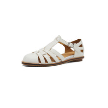 Load image into Gallery viewer, Washed Full Grain Leather Fisherman Sandals