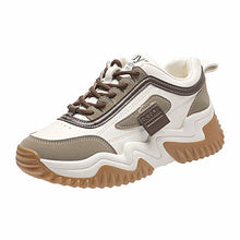 Load image into Gallery viewer, Women's Contrast-Color Lace Sneakers | Synthetic Leather Low-Cut Sport Shoes