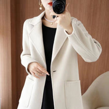 Load image into Gallery viewer, Mid-length Wool Casual Chic Coat