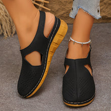 Load image into Gallery viewer, Women's Platform Buckle Slides - Comfortable Slip-On Sandals with Thick Sole