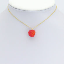 Load image into Gallery viewer, Red Enamel  Litchi Charm Pendant,Sku#LK1230