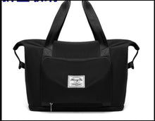 Load image into Gallery viewer, Foldable Travel Gym Bag for Women – Large Capacity Waterproof Duffel Bag with Wet Pocket &amp; Luggage Strap