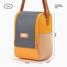 Load image into Gallery viewer, Insulated Lunch Box Bag | Round &amp; Square Thermal Tote with Aluminum Foil Lining