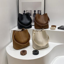 Load image into Gallery viewer, Winter Bucket Bag Set - Minimalist Crossbody Shoulder Bag for Women