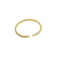 Load image into Gallery viewer, Knitting Patten Gold Adjustable Bracelet, Sku#A437
