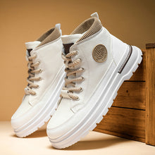 Load image into Gallery viewer, Men's Lightweight Breathable Canvas Sneakers - Casual Lace-Up Athletic Shoes