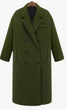 Load image into Gallery viewer, Women's Double-faced Wool Long Loose Slim Wool Coat