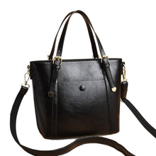 Load image into Gallery viewer, Minimalist PU Leather Shoulder Tote Bag