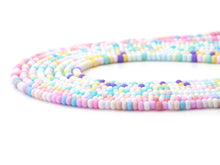 Load image into Gallery viewer, Colorful Smooth Rondelle Glaze Beads, 2.5x4mm, Sku#U1480c