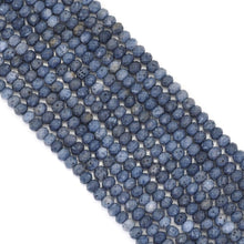 Load image into Gallery viewer, Genuine Blue Coral Faceted Rondelle Beads, Sku#U1673