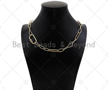 Load image into Gallery viewer, 18K Gold Love Word On Oval Shape Screw Clasp, Oval Connector, Gold Carabiner Clasp, 17x29mm, Sku#K173