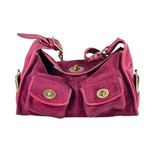 Load image into Gallery viewer, Retro Minimalist Women's Shoulder Bag with Multiple Pockets - Suede Commuter Handbag