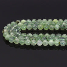 Load image into Gallery viewer, Genuine High Quality Prehnite Round Smooth Beads, Sku#U1645