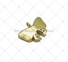 Load image into Gallery viewer, CZ Micro Pave Colorful Enamel Bowknot Shape Pendant,18K Gold Filled Bowknot Charm, Necklace Bracelet Charm Pendant, Sku#LD192