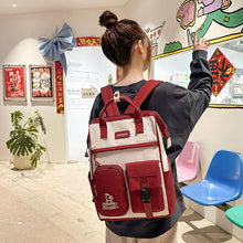 Load image into Gallery viewer, High-Capacity Student Backpack – Instagram-Style Urban Design