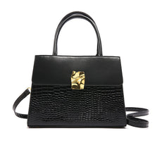 Load image into Gallery viewer, Retro Crossbody Tote Bag for Women - PU Leather Patchwork Handbag with Adjustable Strap