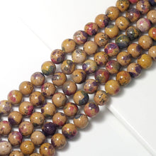 Load image into Gallery viewer, Galaxy Agate Round Smooth Beads, Sku#U1755