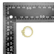 Load image into Gallery viewer, Round Dot CZ Wrap Ring, Sku#A341