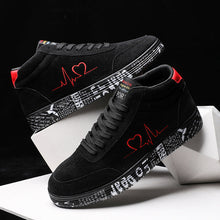Load image into Gallery viewer, Men's Casual Letter Design Sneakers - Comfortable Low-Top Hiking Shoes