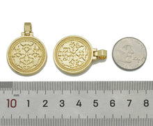 Load image into Gallery viewer, Gold Medallion Tu Teng coin Coin Charm, Sku#LX152