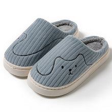 Load image into Gallery viewer, Women's Striped Cat Slippers | Warm Plush Non-Slip Indoor House Shoes