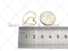Load image into Gallery viewer, Gold  Heart Frame Adjustable Ring, Sku#261