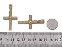 Load image into Gallery viewer, CZ Cross Charm, Sku#LK617