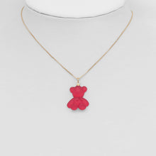 Load image into Gallery viewer, Colorful Teddy Bear Pendant Charm, Sku#FH226