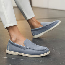 Load image into Gallery viewer, Men's Casual Slip-On Loafers - Premium Leather Patchwork Shoes in Extended Sizes