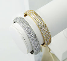 Load image into Gallery viewer, CZ Band Bangle Bracelet, Sku#B187C