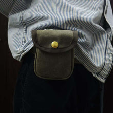 Load image into Gallery viewer, Retro Oil-Waxed Canvas Waist Bag for Men